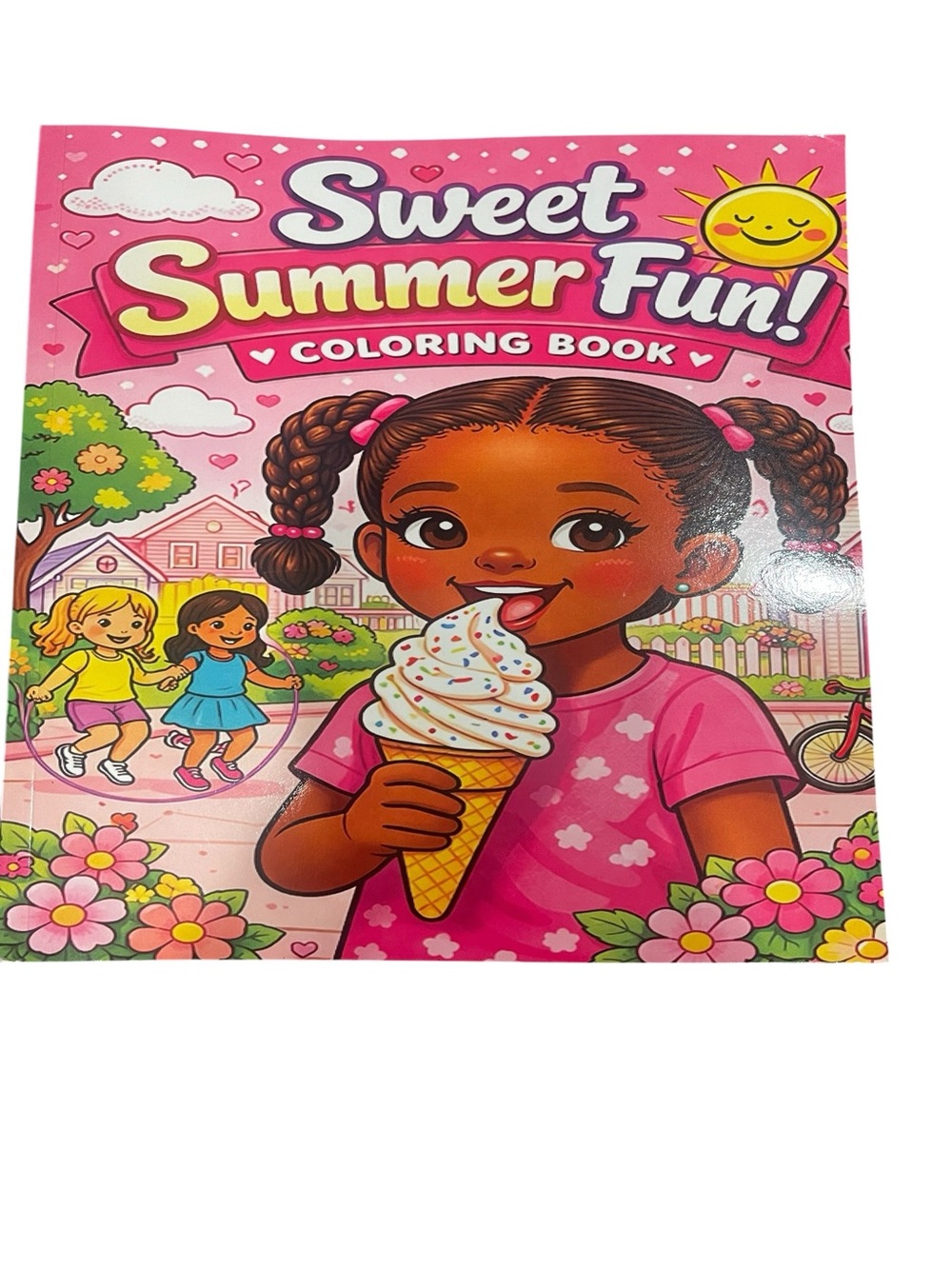 Sweet Summer Fun! Pink Coloring Book for Kids